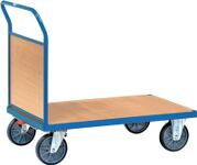 Stirnwandwagen Ladefl.-L1200xB800mm 1 Stirnwand Holzwerkstoff 500mm m.TOTALSTOP