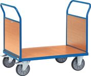 Doppelstirnwandwagen Ladefl.-L850xB500mm 2 Stirnwände Holzwerkstoff FETRA