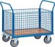 Vierwandwagen Drahtgitterwände Ladefl.-L1200xB800mm Wand-Höhe 500mm Trgf.600kg