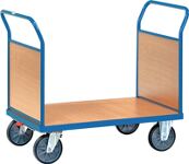 Doppelstirnwandwagen Ladefl.-L1000xB700mm 2Stirnwände Holzwerkstoff m.TOTALSTOP