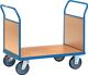 Doppelstirnwandwagen Ladefl.-L1200xB800mm 2Stirnwände Holzwerkstoff m.TOTALSTOP