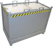 Deckel verz.f.f.Klappbodenbehälter 1500l+2000l zweis.zu öffnen BAUER