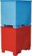 Transportbehälter 0,3 m³ L620xB840xH800mm lack.mausgrau o.Zentrierwände