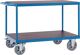 Tischwagen 2 Ladeflächen L1000xB700mm brillantblau Trgf.1200kg