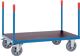 Rungenwagen Ladeflächen-L2000xB800mm STA brillantblau 4 Rungen Trgf.1200kg FETRA