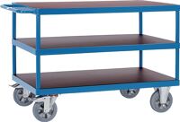 Tischwagen 3 Ladeflächen L1200xB800mm brillantblau Trgf.1200kg