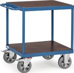 Tischwagen 2 Ladeflächen L700xB700mm brillantblau Trgf.1200kg