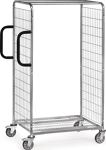 Kommissionierwagen L1091xB690xH1625mm 2 Seitenwände u.1 BD TPE Bereifung FETRA