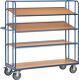 Etagenwagen L1430xB620xH1800mm Gesamt-Trgf.500kg 4 Etagen FETRA