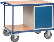 Werkstattwagen H900xB1250xT800mm lichtgrau/ brillantblau Anz.Schubl.xH