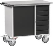 Werkstattwagen H915xB1080xT590mm lichtgrau/grau Anz.Schubl.xH 6x95mm FETRA