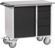 Werkstattwagen H915xB1080xT590mm lichtgrau/grau Schubl.xH 1x105,2x160,1x210mm