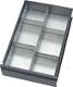 Schubladenunterteilungsmaterial Front-H.95-105mm 1 Längs-/4 Querteiler FETRA