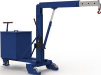 Werkstattkran KR-F100H Trgf.1000kg o.Ballastfüllung MEILLER