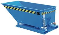 Spänebehälter 0,25 m³, NW-Nr.: 9121444601 L1375xB670xH530mm, lichtblau Trgf.300kg BAUER  