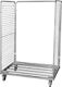 Rollbehälter, NW-Nr.: 9110444604 L1200xB800xH1820mm 2, Seitenwände Elastic,grau Bereifung