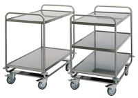 Etagenwagen L1100xB700xH1025mm Trgf.200kg 3 Etagen Fahrgestell m.Traversen