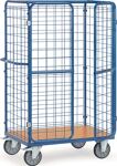 Paketwagen Drahtgitterverkleidung L1200xB800mm brillantblau m.Flügeltüren