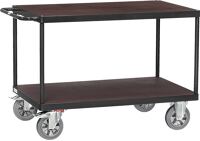 Tischwagen 2 Ladeflächen L1200xB800mm grau Trgf.1200 kg FETRA