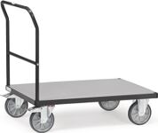 Plattformwagen Ladeflächen L1200xB800mm Stahlrohr/Profilstahl grau Trgf.600 kg