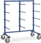 Tragarmwagen L1600xB800mm eins.STA brillantblau 12 Tragarme höhenv.FETRA