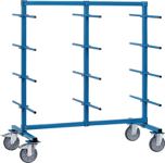 Tragarmwagen L2000xB800mm zweis.STA brillantblau 24 Tragarme höhenv.FETRA