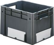 Etikett weiß, NW-Nr.: 9000446071 f.Transportstapelkasten, B.210mm 50St./Btl.LA-KA-PE  