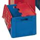 Klappdeckel PP, NW-Nr.: 9000446091 L400xB300mm blau, m.Scharnier 4St./Karton LA-KA-PE