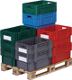Drehstapelbehälter PP rot, NW-Nr.: 9000446130 L600xB400xH320mm LA-KA-PE