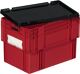 Stülpdeckel L600xB400mm, NW-Nr.: 9000446140 schwarz PP, f.Drehstapelbehälter LA-KA-PE