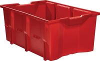 Drehstapelbehälter PP rot, NW-Nr.: 9000446190 L480xB312xH200mm LA-KA-PE   