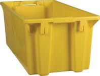 Drehstapelbehälter PP, NW-Nr.: 9000446949 gelb L800xB400xH300mm   