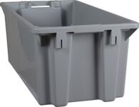 Drehstapelbehälter PP, NW-Nr.: 9000446950 grau L800xB400xH300mm   