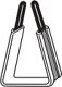 Flachschlauch L.1000mm f.Rundschlingen RS 4,0