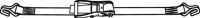 Ratschen-Zurrgurt DIN 12195-2 L.8m B.50mm 2-tlg.m.Ratsche+SP-Haken LC U 5000 daN