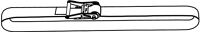 Ratschen-Zurrgurt DIN 12195-2 L.4m B.35mm 1-tlg.m.Ratsche LC U 4000 daN