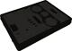 Klappbox L485xB345xH230mm, NW-Nr.: 9000447755 Inh.35l m.2 Griffen, u.Flaschenhalter schwarz-grau LOCKWEILER