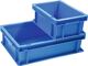 Transportstapelbehälter, NW-Nr.: 9000447801 L400xB300xH120mm blau PP, Muschelgr.Seitenwände geschl.PROMAT