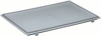 Scharnierdeckel PP, NW-Nr.: 9000447871 L300xB200mm grau, f.Transportstapelkasten LOCKWEILER  