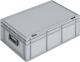 Ku.-Koffer, NW-Nr.: 9000447884 L600xB400xH233mm PP 2, Griffe Schiebeverschluss grau 42l LOCKWEILER