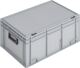 Ku.-Koffer, NW-Nr.: 9000447885 L600xB400xH293mm PP 2, Griffe Schiebeverschluss grau 55l LOCKWEILER