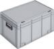 Ku.-Koffer, NW-Nr.: 9000447886 L600xB400xH353mm PP 2, Griffe Schiebeverschluss grau 70l LOCKWEILER