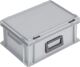 Ku.-Koffer, NW-Nr.: 9000447887 L400xB300xH183mm PP 1, Griff Schiebeverschluss grau 14l, LOCKWEILER