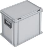 Ku.-Koffer, NW-Nr.: 9000447889 L400xB300xH333mm PP 2, Griffe Schiebeverschluss grau 31l LOCKWEILER  