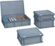 Ku.-Behälter PP 10l, NW-Nr.: 9000447892 m.Deckel, L.400xB.300xH.133mm grau