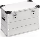 Aluminiumbox, NW-Nr.: 9000447962 L582xB385xH410mm 76l, m.Klappverschluss u.Stapelecken  