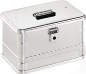 Aluminiumbox, NW-Nr.: 9000447975 L432xB335xH275mm 29l, m.Klapphebelverschlüssen m.Bohrungen  