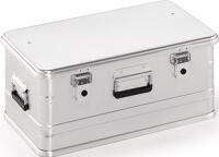 Aluminiumbox, NW-Nr.: 9000447976 L582xB385xH262mm 47l, m.Klapphebelverschlüssen m.Bohrungen  