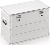 Aluminiumbox, NW-Nr.: 9000447977 L582xB385xH397mm 76l, m.Klapphebelverschlüssen m.Bohrungen  