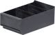 Regalbox L500xB160xH100/112mm schwarz PP 15 St/Karton LA-KA-PE